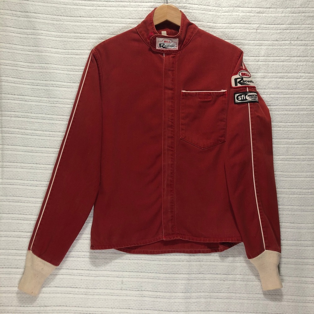 Bell Racestar Flame Resistant Cotton Jacket Red SFI Certified Racing - Picture 2 of 16